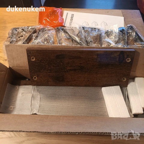 Комплект от 3 броя Плаващи стенни рафтове, 30/ 35/40 см, снимка 8 - Етажерки - 53227732