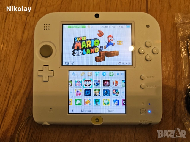 Nintendo 2DS, хакната, 32GB, + 30 Игри, снимка 3 - Nintendo конзоли - 54149795