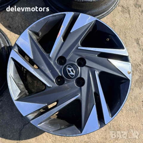 Джанти 5x114.3, 16 цола, 6J, ET50, 52910Q0200R8A със забележки от Hyundai I20 1.0T, двигател G3LE, снимка 7 - Гуми и джанти - 54078892