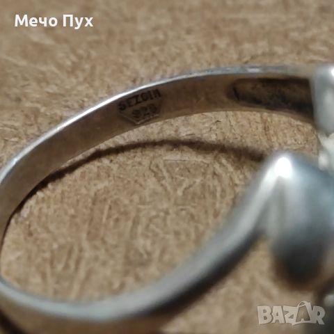 Сребърен пръстен (224), снимка 6 - Пръстени - 45544900