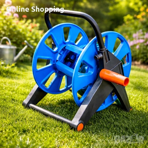Преносима макара за градински маркуч