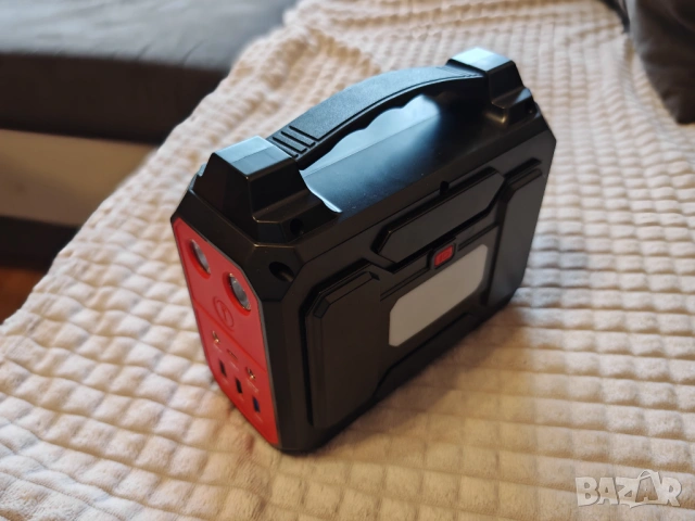 Powkey R100 преносима пауър станция 99Wh 230V 100W нова с комплект зарядни, шуко контакт, къмпинг и , снимка 6 - Друга електроника - 54058601