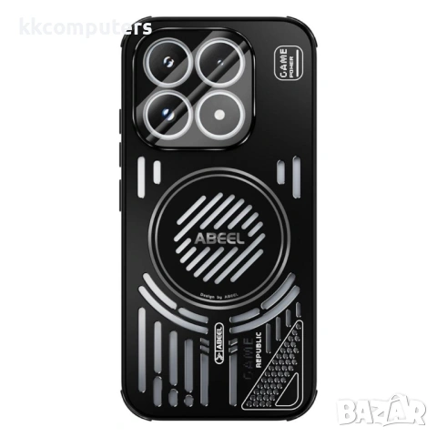 ABEEL Алуминиев Магнитен Калъф за Xiaomi 17 - PC+TPU, N52 магнит, Вентилация, 5 цвята, снимка 6 - Резервни части за телефони - 53800513