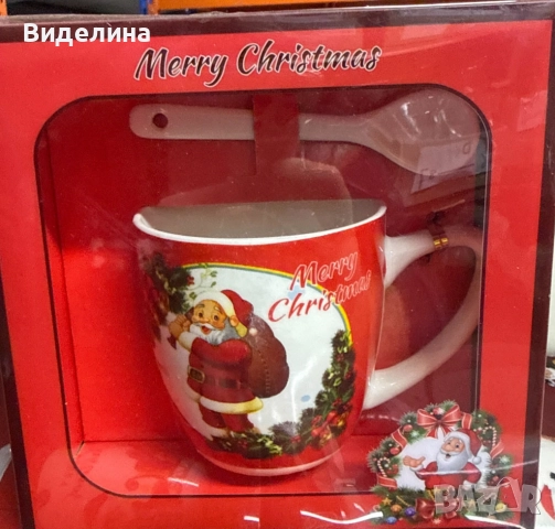 Коледни порцеланови комплекти, снимка 12 - Чаши - 51999089