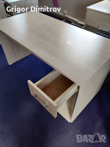 Бюро за офис Cantek 140x70x74 с чекмедже (Дълж.Шир.Вис.), снимка 2 - Бюра - 51248749