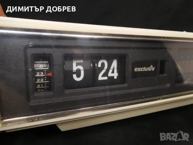 СТАР РЕТРО ТРАНЗИСТОР РАДИО FLIP CLOCK ЧАСОВНИК EXCLUSIV, снимка 1