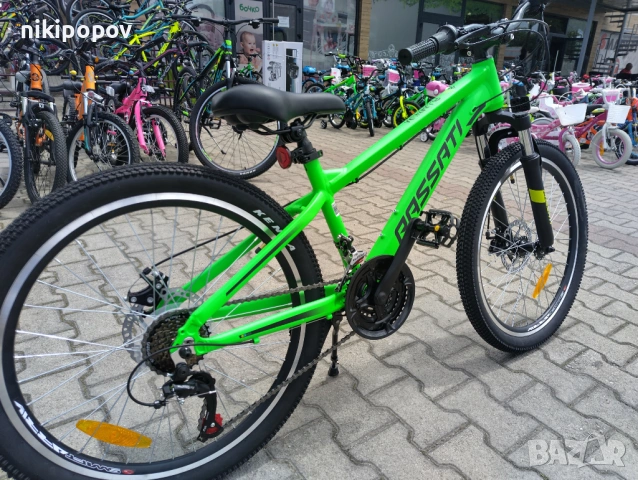 PASSATI Алуминиев велосипед 24" ALUMINIUM зелен, снимка 6 - Велосипеди - 53839225