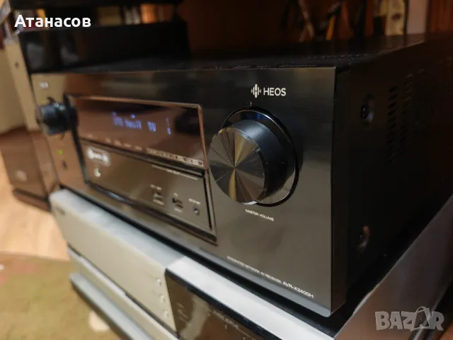 Denon AVR X 2400 H HEOS Dolby Atmos Wi-Fi HDMI USB Network ресийвър усилвател с дистанционно , снимка 5 - Ресийвъри, усилватели, смесителни пултове - 50424120