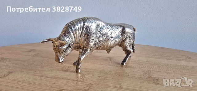 Испански сребърен бик проба 925, снимка 5 - Нумизматика и бонистика - 52441060