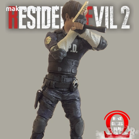 Екшън фигура Resident Evil 2 - Leon S. Kennedy, снимка 4 - Аксесоари - 53394577