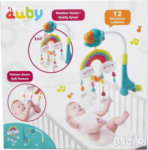 Auby Dreaming Mobile сензорна музикална въртележка , снимка 6 - Образователни игри - 48519460