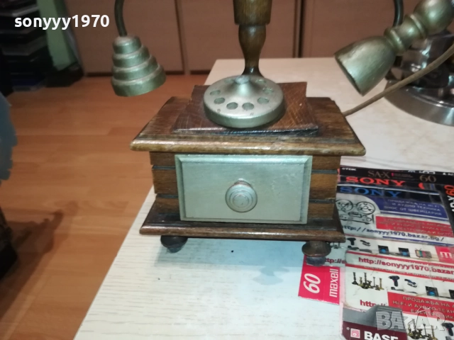 ДЪРВЕН ТЕЛЕФОН ОТ ФРАНЦИЯ 0610251851, снимка 14 - Антикварни и старинни предмети - 51965676