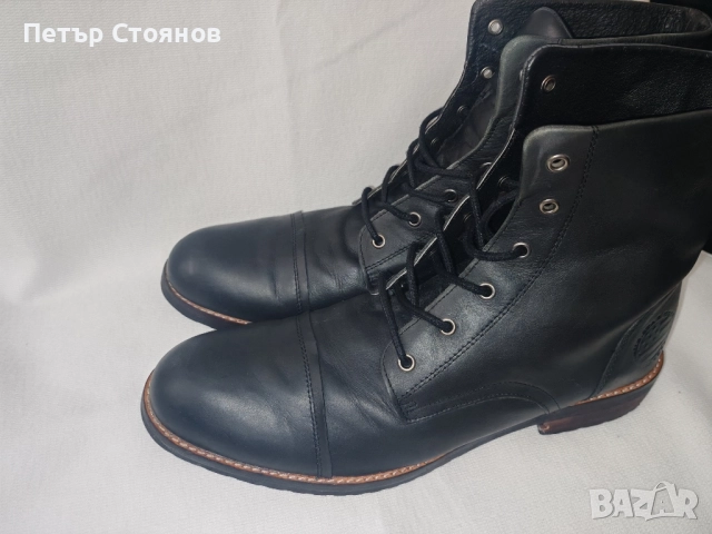 Стилни мъжки боти от естествена кожа US Star Core №44, снимка 3 - Мъжки боти - 52375487