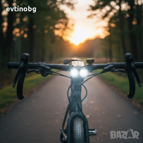 Мощен Led фар за велосипед и фенер 2в1 BL-SM-220 - сигурно и мощно каране