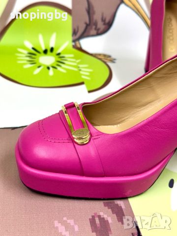 Обувки на ток и платформа Eva Longoria, снимка 2 - Дамски обувки на ток - 46375490
