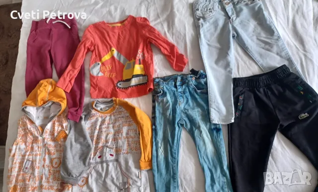 лот за дете на 2-3г ,долнища, грейка,дънки  памучни 