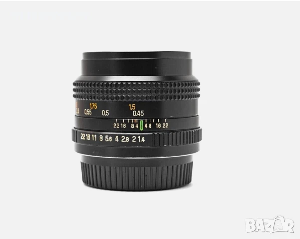 Auto Chinon Multi-Coated 50mm f/1.4 Ръчен Прайм Обектив, Резба Pentax K /PK , снимка 4 - Обективи и филтри - 51252130