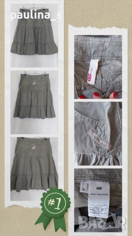 Три различни броя / Маркова пола "Repeat", "S'Oliver" и "S'nob" , снимка 8 - Поли - 33426371