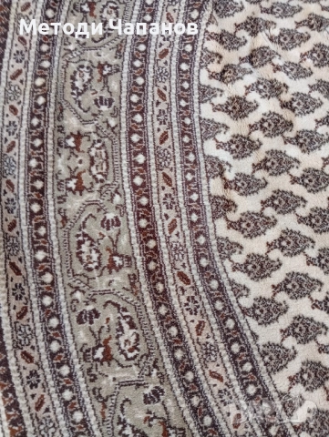 Кръгъл персийски килим, снимка 4 - Килими - 52256568