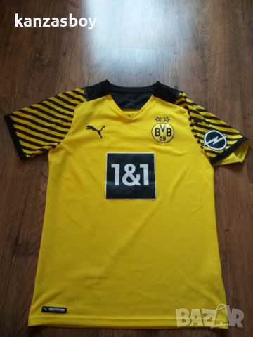 Puma Borussia Dortmund Home Jersey 2021-2022 - страхотна футболна тениска КАТО НОВА С, снимка 4 - Тениски - 45424768