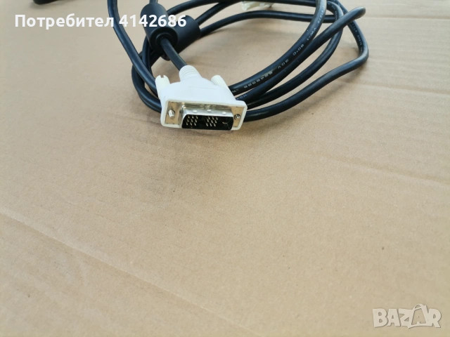Кабел HOTRON DVI към DVI, E246588, AWM STYLE 20276, снимка 2 - Кабели и адаптери - 53637047