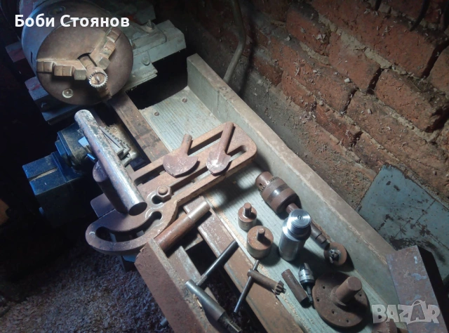 Дърводелски струг с оборудване, снимка 3 - Стругове - 53623286
