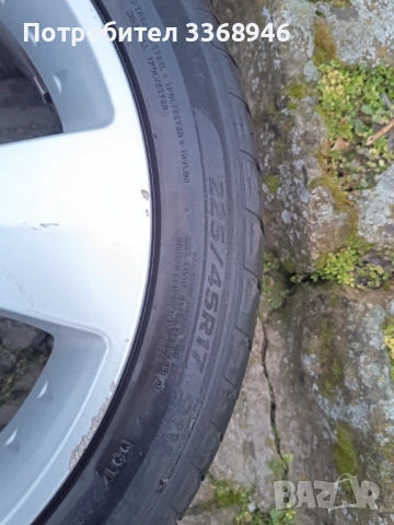 Джанти OPEL Zafira 17" 5x110 с гуми 225/45/17, снимка 6 - Гуми и джанти - 53331324