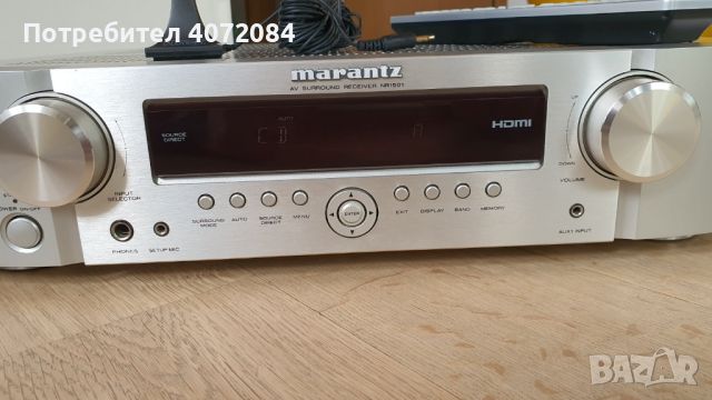 Marantz NR 1501 - 7.1 -Аудио - видео ресийвър, с дистанционно и калибрационен микрофон, снимка 2 - Ресийвъри, усилватели, смесителни пултове - 45370285