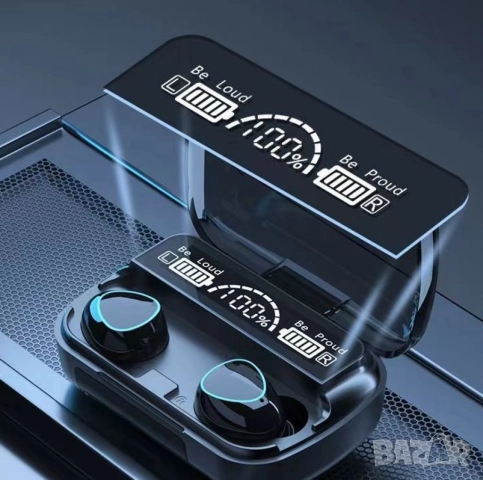 Безжични Bluetooth слушалки с LED цифров дисплей  