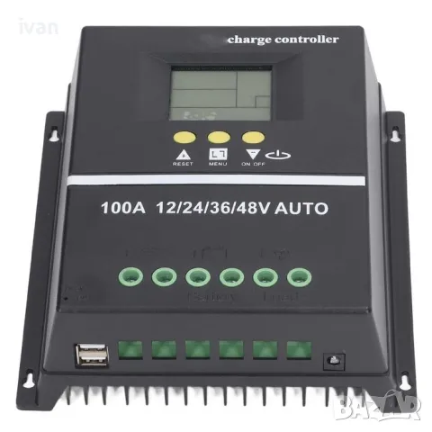 Соларен контролер, MPPT, 12V/24V/36V/48V, 100A, снимка 2 - Друга електроника - 49411325