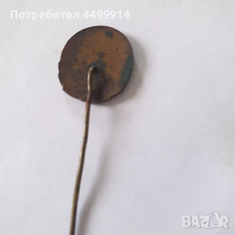 Бронзова емайлирана царска значка, снимка 5 - Антикварни и старинни предмети - 51340175