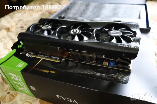 EVGA GeForce RTX 3090 FTW3 ULTRA GAMING, 24Gb, снимка 3 - Видеокарти - 47083790