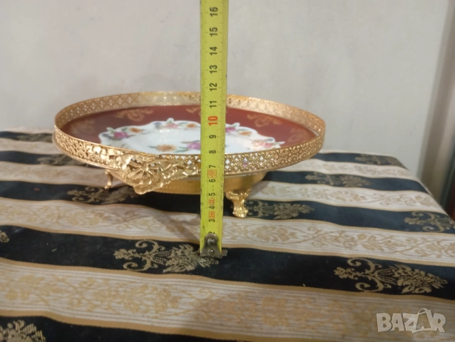 Порцеланово плато за сервиране,панер, снимка 2 - Антикварни и старинни предмети - 44207252