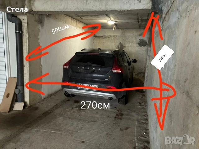 Подземен гараж с ток, снимка 2 - Гаражи и паркоместа - 53431928