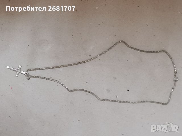 Сребърен синджир , снимка 1 - Колиета, медальони, синджири - 45903657