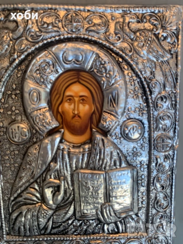 икона на Исус Христос Пантократор, снимка 3 - Икони - 54100322