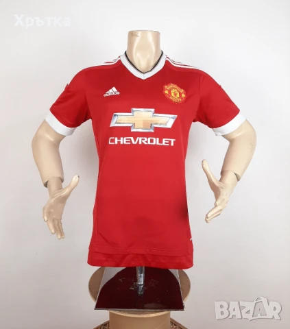 Adidas Manchester United - Оригинална мъжка футболна тениска размер M, снимка 3 - Тениски - 51070333