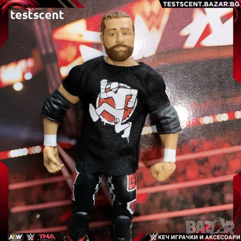 Екшън фигура WWE Sami Zayn Elite Сами Зейн Bloodline Mattel играчка figure + removable t-shirt, снимка 1 - Колекции - 49511578