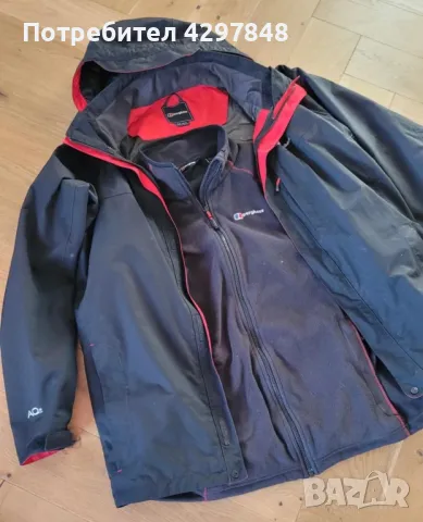 Яке Berghaus AQ2 2в1 размер XL, снимка 2 - Якета - 48830213