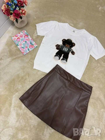 Пола панталон с шоколадово кафяв цвят  , снимка 3 - Къси панталони и бермуди - 50922504