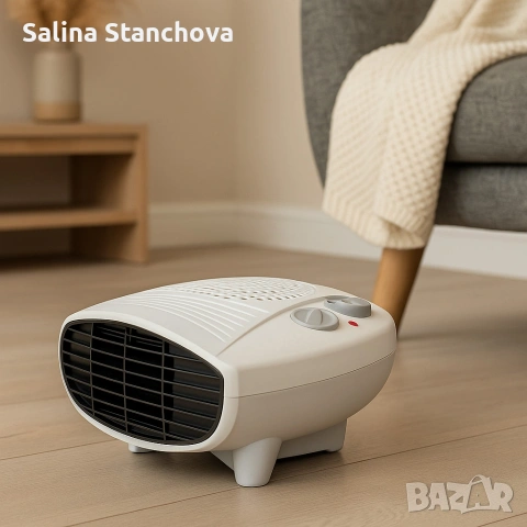 Отоплителна вентилаторна печка Voltz V51970E -2000W , бял