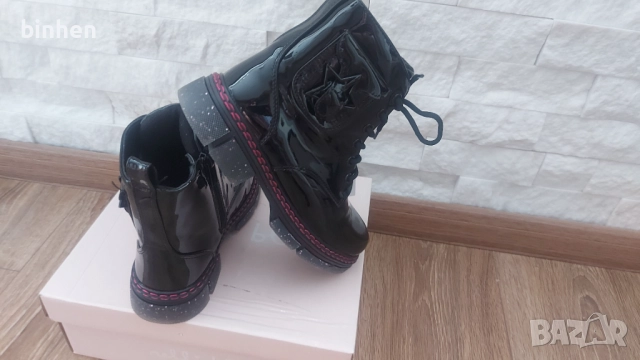 Детски нови топли боти  Nelli Blue 33 номер , снимка 6 - Детски боти и ботуши - 51957593