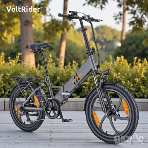 Сгъваемо електрическо колело HillMiles Mile 2 500W 36V 13Ah, снимка 11 - Велосипеди - 54248525