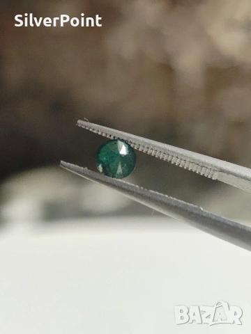 Диамант синьо зелен натурален, снимка 7 - Други - 53333312