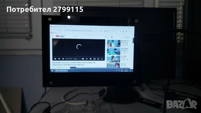 Монитор 7 инчов  1024x600, HDMI,Touch Screen, снимка 4 - Монитори - 50513882