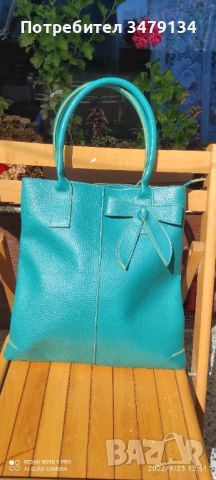 Продавам дамска чанта естествена кожа, снимка 1 - Чанти - 45555142