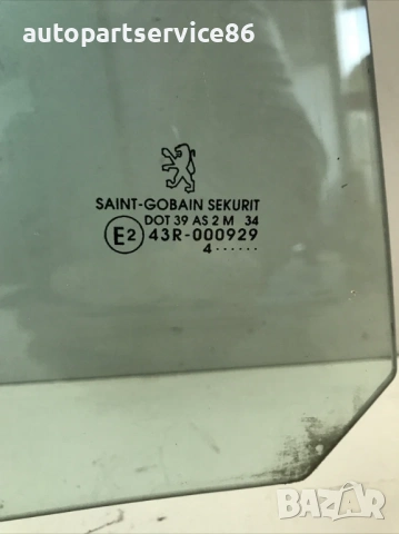 Задно дясно стъкло за прозорец врата Комби за Peugeot 2008 407SW (2008), 43R-000929, снимка 2 - Части - 53742278