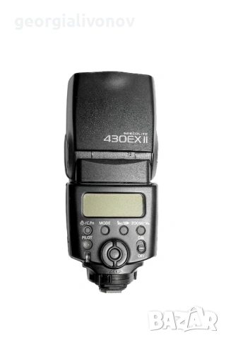 светкавица Canon Speedlite 430EX II + зарядно и батерии, снимка 2 - Светкавици, студийно осветление - 53375610