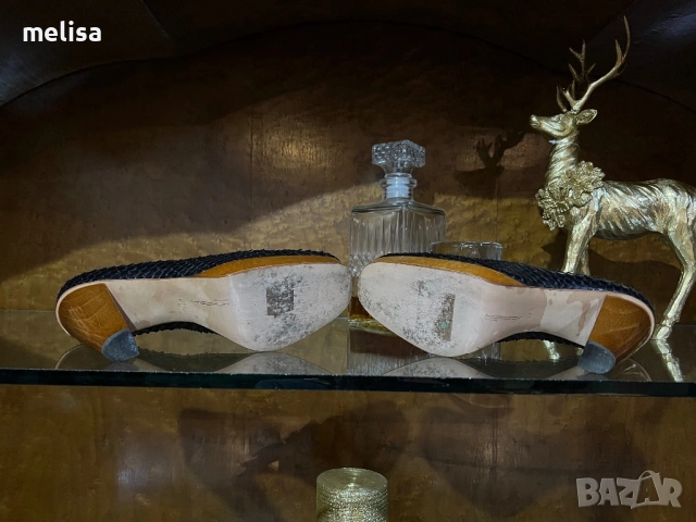 Moreschi обувки питон, снимка 4 - Дамски обувки на ток - 53358881