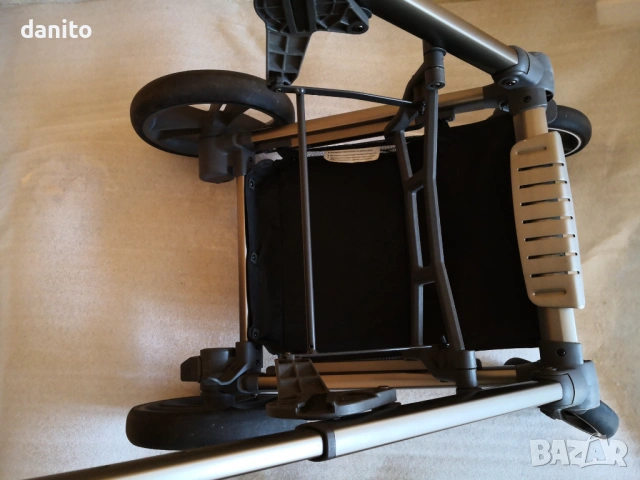 Детска количка Cangaroo - Icon 2 в 1 + Столче за кола и адаптори за закачане на шасито н, снимка 10 - Детски колички - 53784471